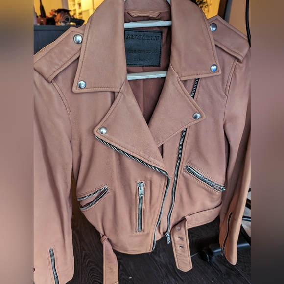 All Saints Jackets & Blazers - Women's leather Motorcycle Jacket